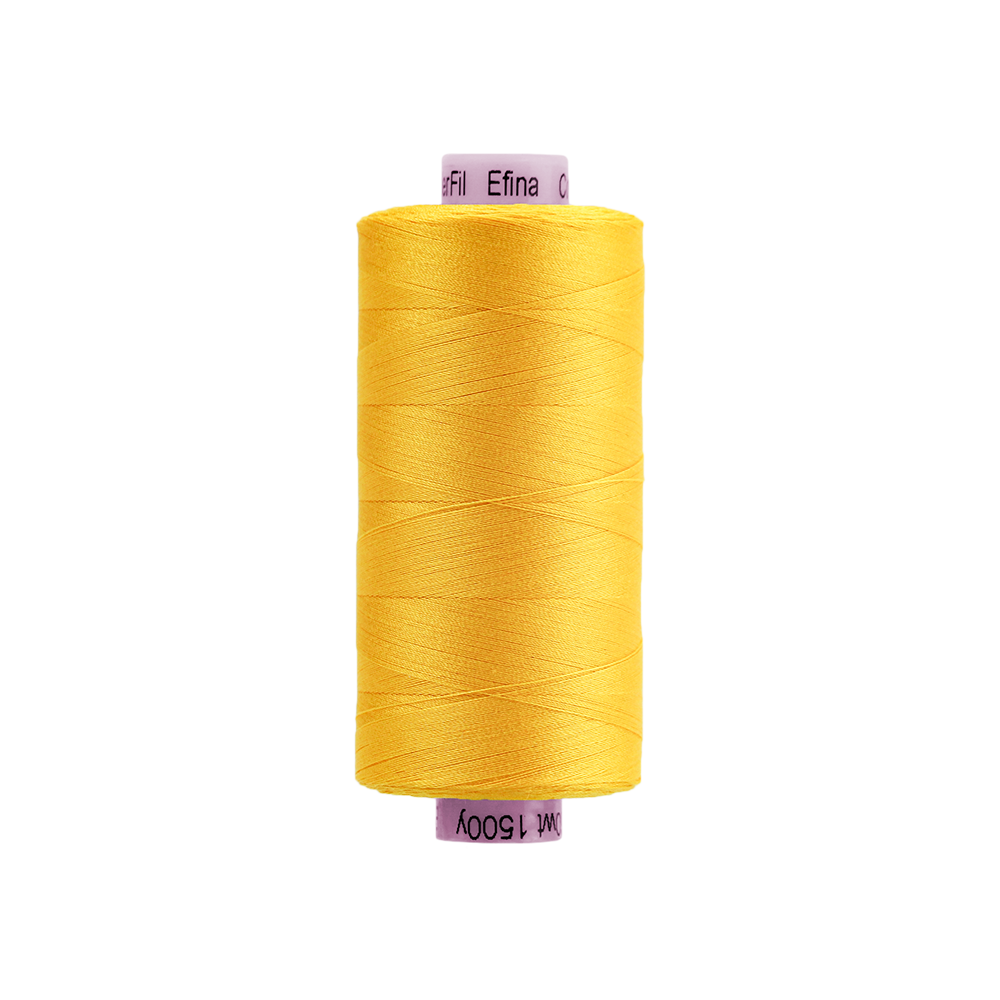 Wonderfil - Efina 60 wt. Thread - Sun Yellow - 1500yd Spool - EF-34
