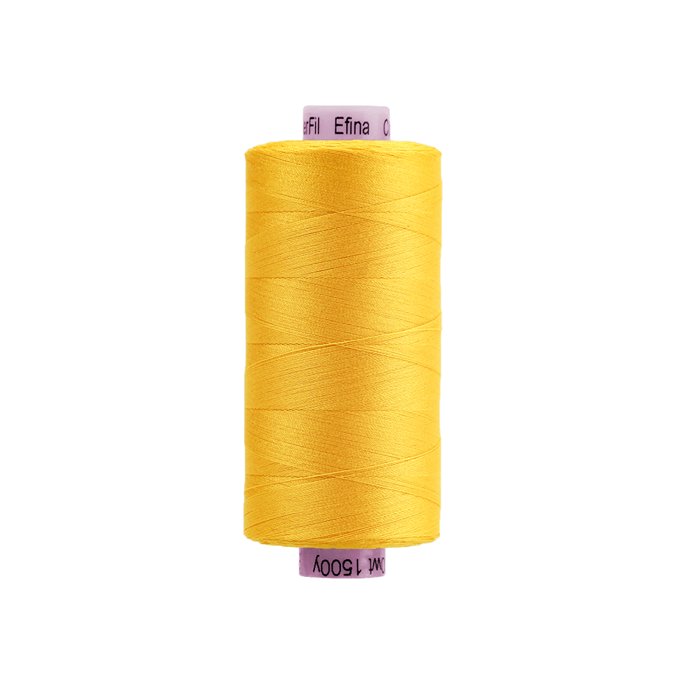 Wonderfil - Efina 60 wt. Thread - Sun Yellow - 1500yd Spool - EF-34