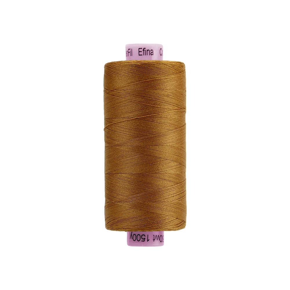 Wonderfil - Efina 60 wt. Thread - Old Gold - 1500yd Spool - EF-35