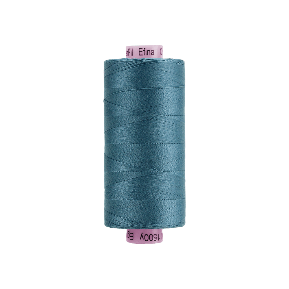 Wonderfil - Efina 60 wt. Thread - Dragonfly Blue - 1500yd Spool - EF-68
