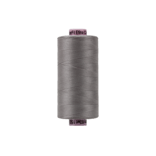 Wonderfil - Efina 60 wt. Thread - Sterling Grey - 1500yd Spool - EF-99