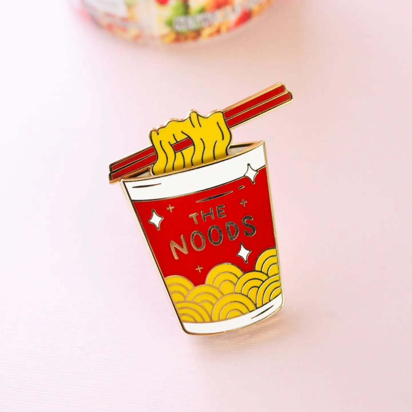 Instant Noods Interactive Enamel Pin - Occasionalish
