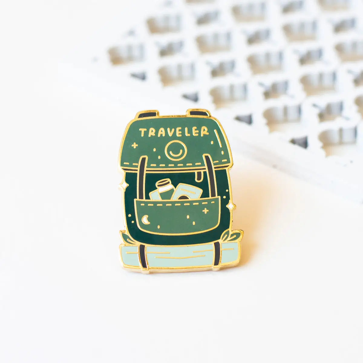 Traveler's Backpack Enamel Pin - Occasionalish
