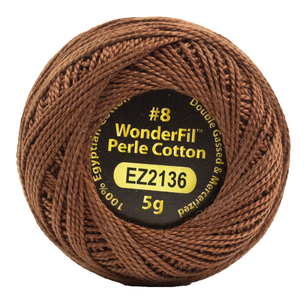 Pecan - 8 wt Perle Cotton Eleganza by Alison Glass