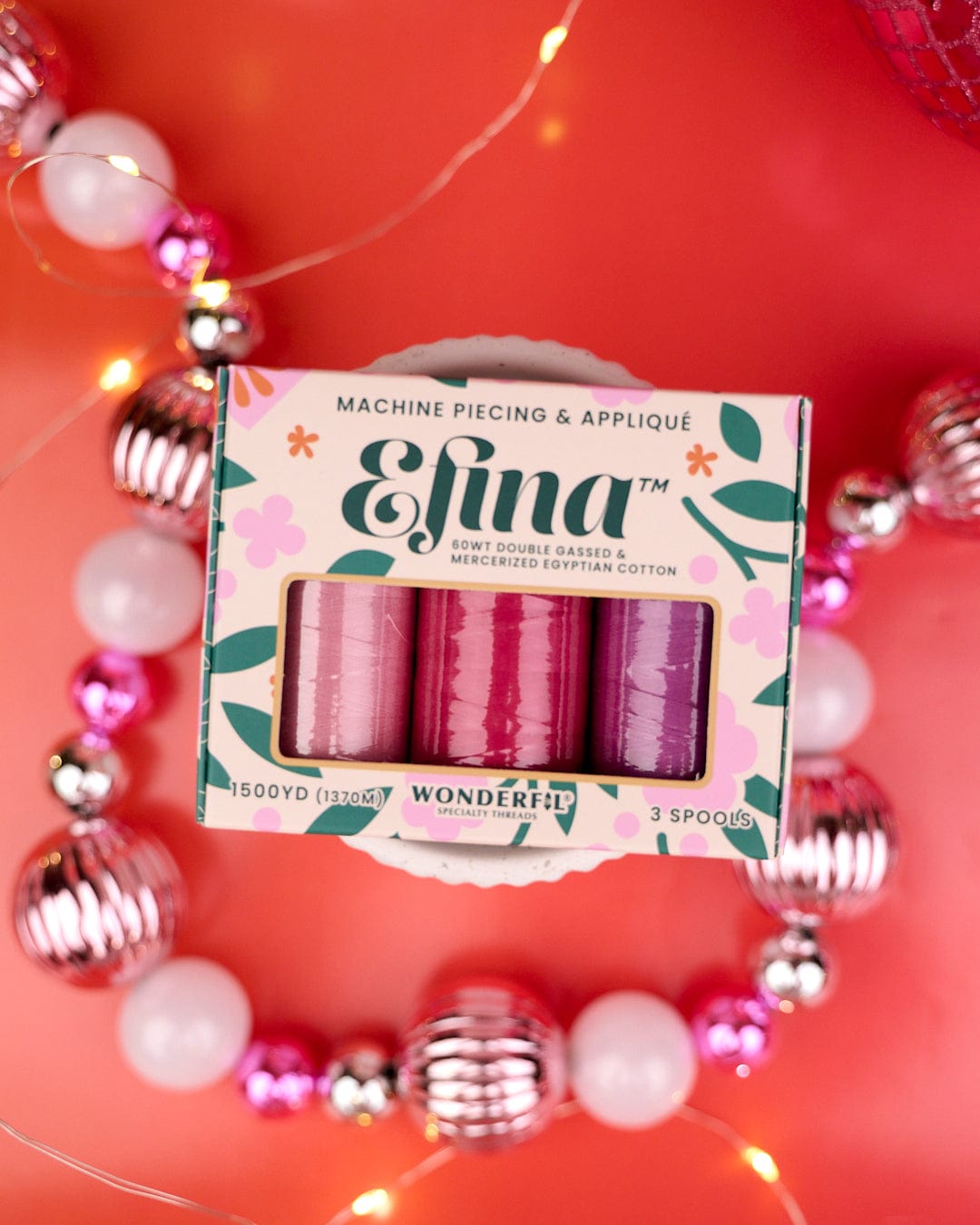 Wonderfil - Efina 3 Spool Set - Blush