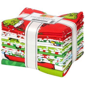 How the Grinch Stole Christmas - Fat Quarter Bundle - 18pcs - FQ-1888-18