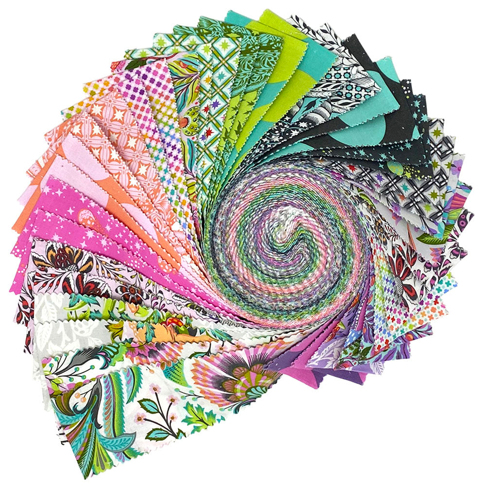 Roar! 2.5-Inch Design Roll, 40 Pieces - by Tula Pink