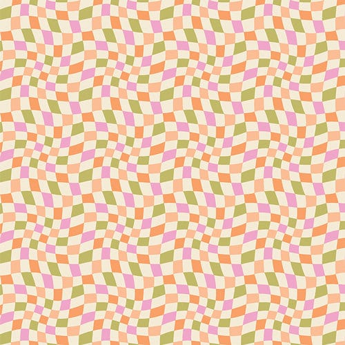 Cotton quilting fabric pattern called 'Rhythmic Expression'. Part of the 'Flower Bloom' fabric collection. Designed by AGF Studio for fabric company Art Gallery Fabrics. SKU: FBL90707. 44-45 inch width.