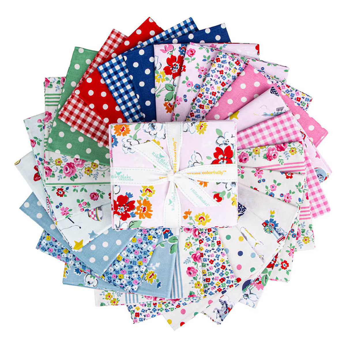 Signiture Collection Fat Quarter Bundle by Cath Kidston, 24 pieces