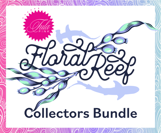 Floral Reef Collectors Bundle, containing various sizes of fabric. Designs by Tula Pink.