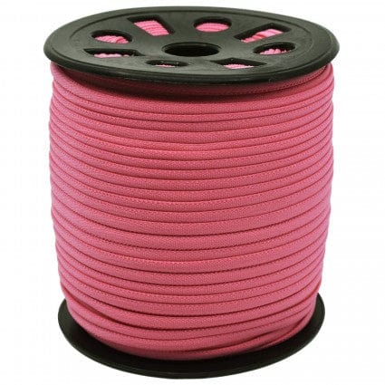 Pink Braided Elastic - 1/6" - Sold by the Yard