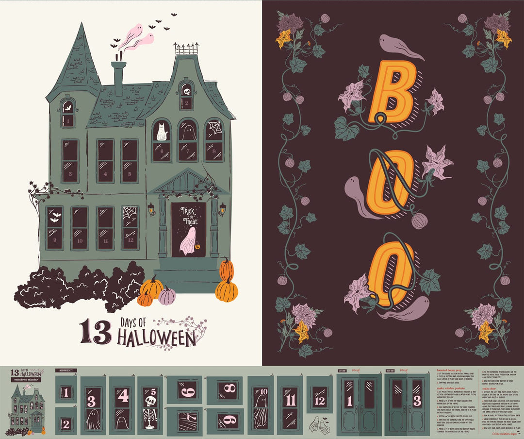 Ghostly & Haunted - 13-Days of Halloween 36" x 44" Panel - AGF Studio - GHH13145
