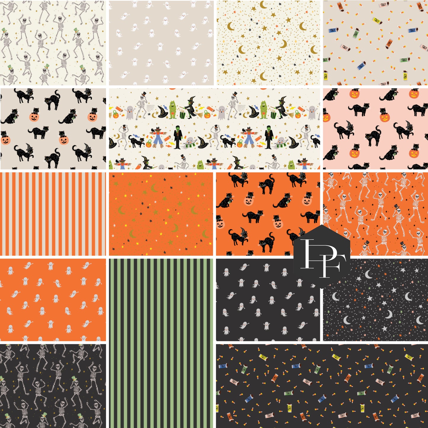 Halloween - Fat Quarter Bundle - Rifle Paper Co.