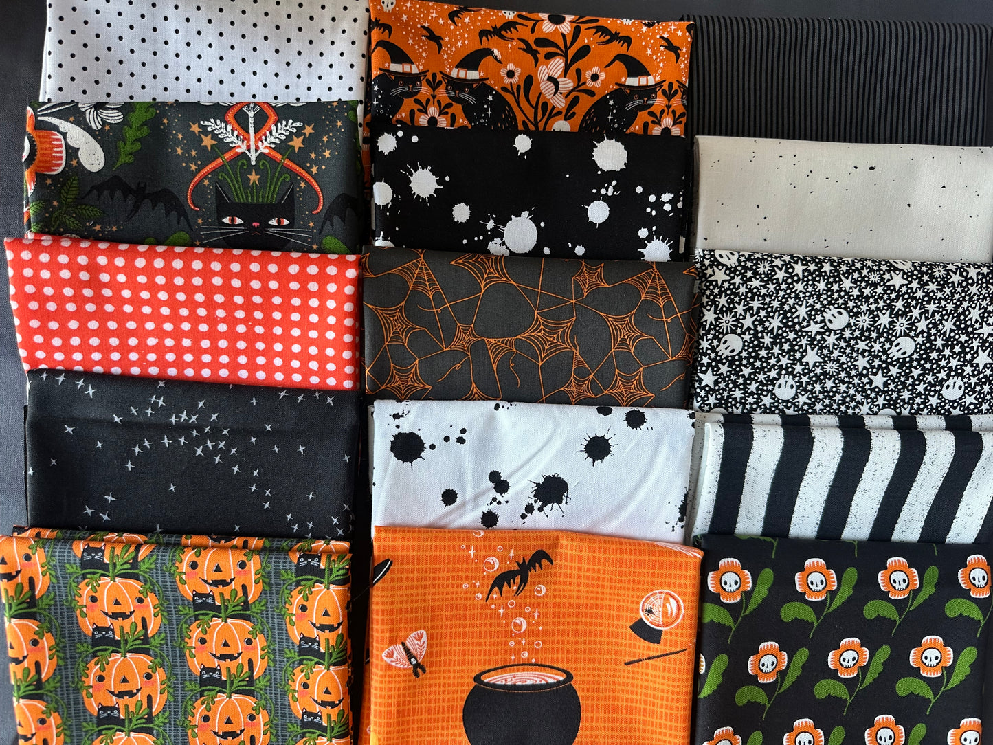 Haunted Hexie Starter Kit - FABRIC ONLY