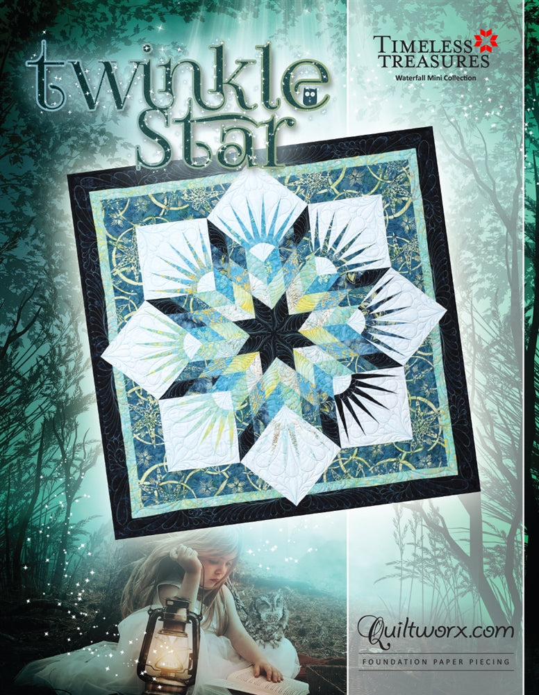 Twinkle Star Pattern - Quiltworx - JNQ00232P1 - Printed Pattern