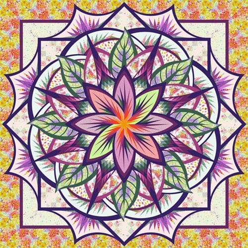 The Jungle Magnolia Queen Size - Tula Pink - Quilt Kit - JNQ00289K15