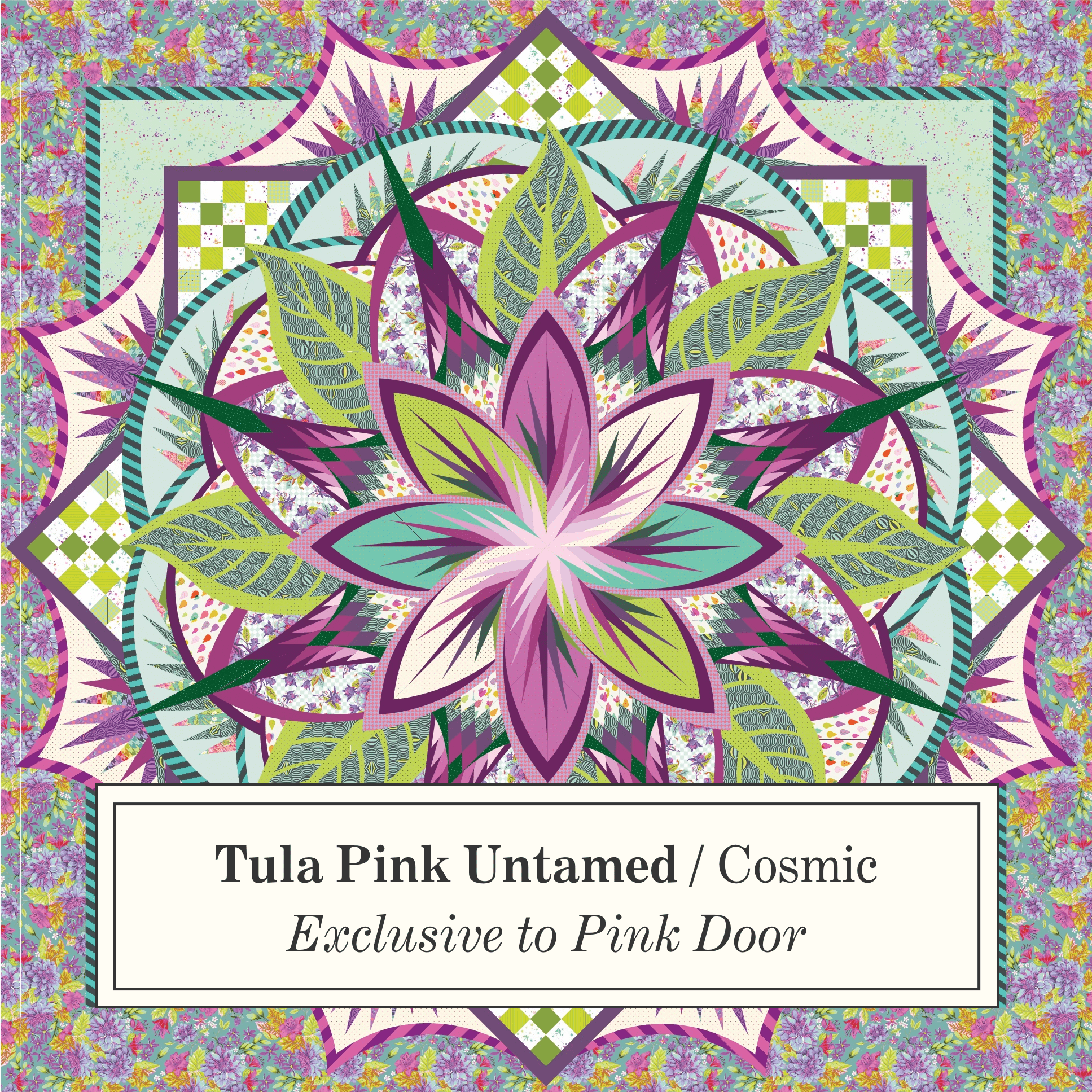 The Jungle Magnolia Quilt Kit – Pink Door Fabrics