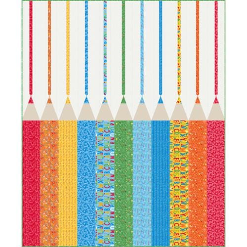 Back to School - Lets Draw - Quilt Kit - Stacy Iest Hsu - KIT20890