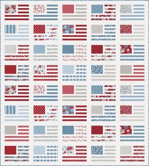 Old Glory Kit - KIT5200 - Miss Americana Quilt Kit