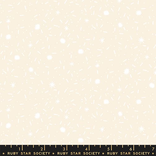 Sugar Rush in Natural quilting fabric, part of the Egg and Friends fabric collection by Kimberly Kight for Ruby Star Society. (SKU: RS3095 11)