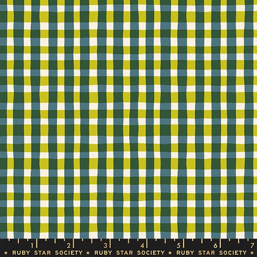 Tablecloth in Galaxy quilting fabric, part of the Egg and Friends fabric collection by Kimberly Kight for Ruby Star Society. (SKU: RS3096 15)