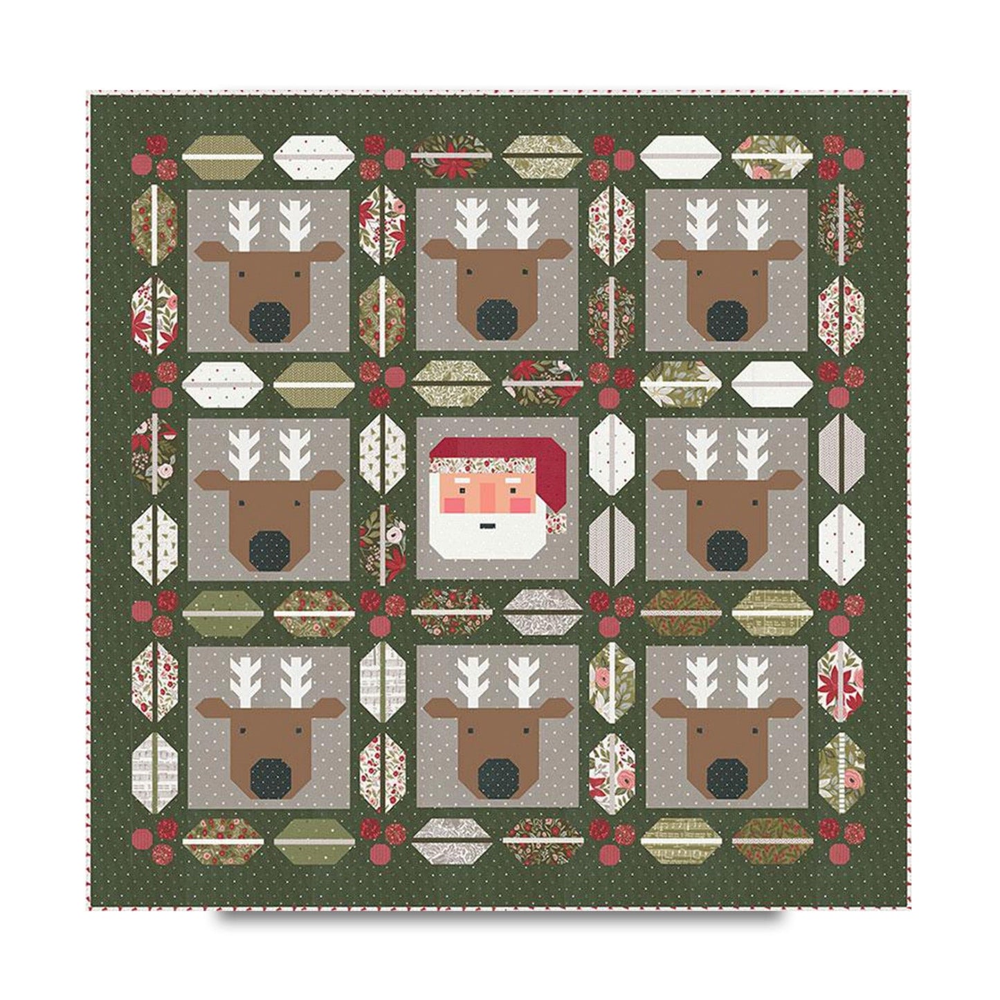 Christmas Crew Quilt Pattern - Lella Boutique - LB 242 - Printed Pattern