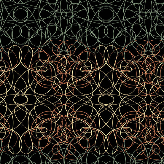 PREORDER - Verdigris - Bellwoods in Ink - A-825-K - Half Yard