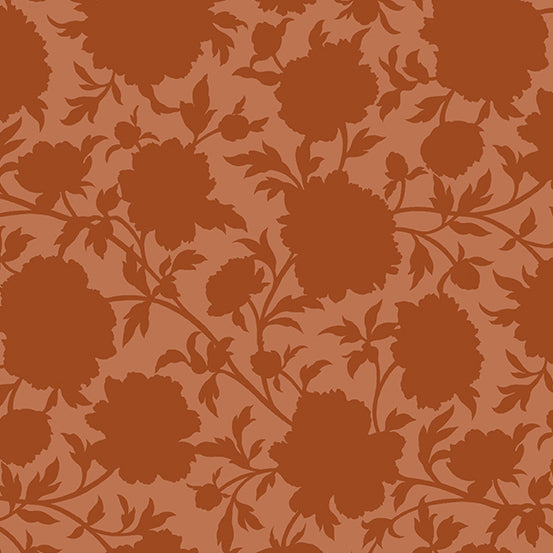 Verdigris - Glenelg in Rust - A-824-O - Half Yard