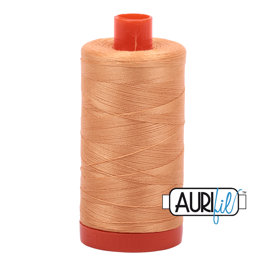 Aurifil Cotton Mako Thread - 50wt - 1300m Spool - Golden Honey - MK50SP2214