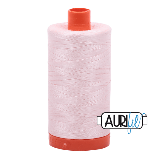 Aurifil Cotton Mako Thread - 50wt - 1300m Spool - Fairy Floss - MK50SP6723