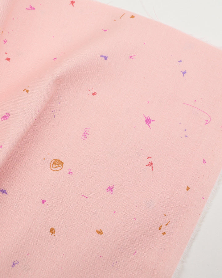 Cotton quilting fabric pattern called 'Motley in Rue'. Part of the 'Motley' fabric collection. Designed by Giucy Giuce for fabric company Andover Fabrics. SKU: A-880-LO. 44-45 inch width.