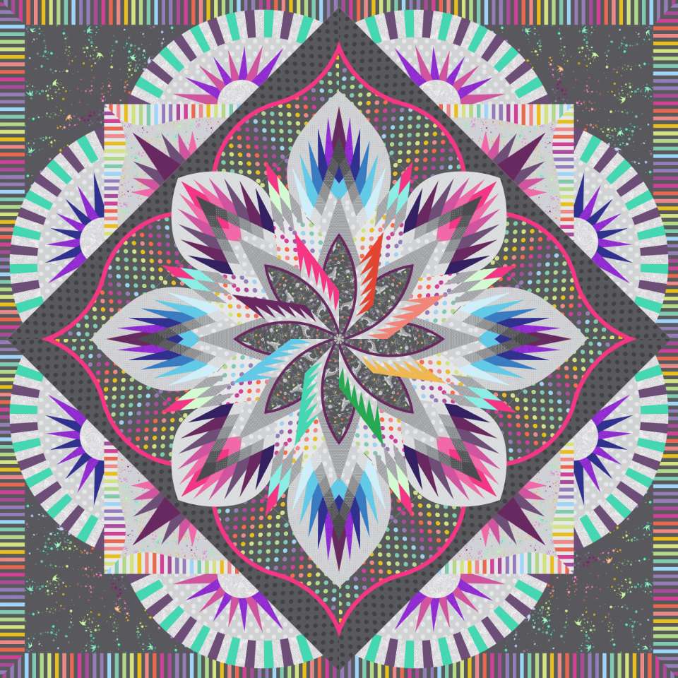 Ornamental Cabbage Quilt Kit - Fabric Only (Preorder)