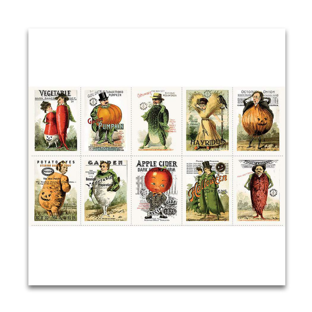 PREORDER - Pumpkin Patch - 24" x 43" Seedy Characters Patch Panel - PD14572R-PANEL - PANEL