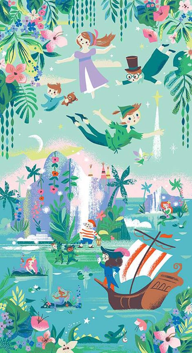 Forever Neverland - Forever Neverland 24" x 36" Panel - Jill Howarth - PD15907-PANEL - Panel