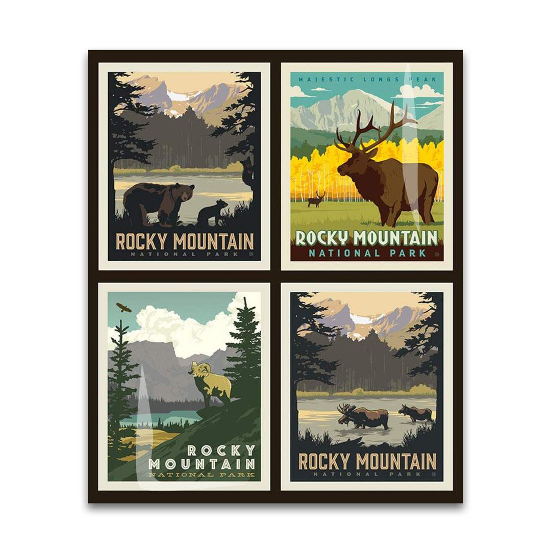 PREORDER - National Parks - 36" X 43.5" Pillow Panel Rocky Mountain - Anderson Design Group - PP8935-ROCKY