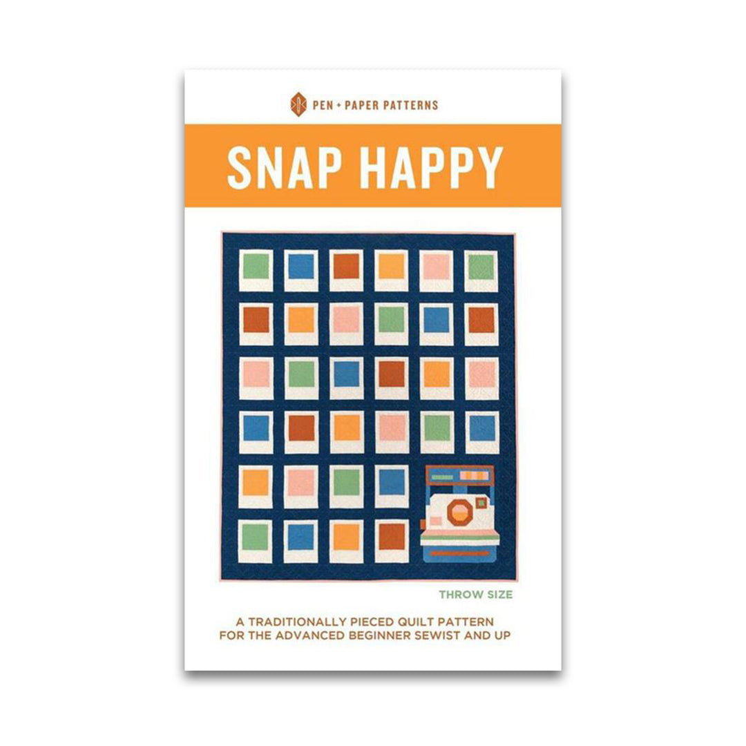 PREORDER - Snap Happy - Quilt Pattern - Pen + Paper Patterns - PPP 41 - Paper Pattern