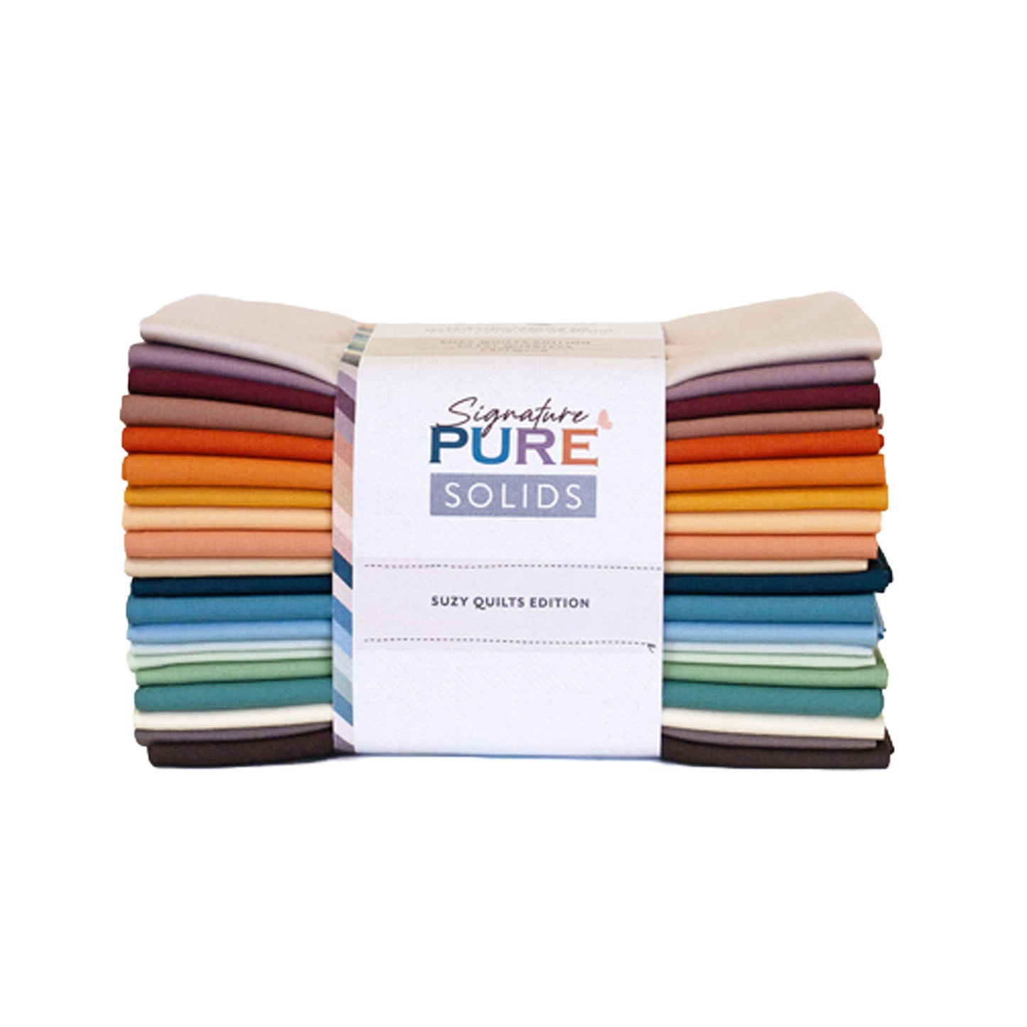 Suzy Quilts - Pure Solids Fat Quarter Bundle of 21 pcs. - Art Gallery Fabrics