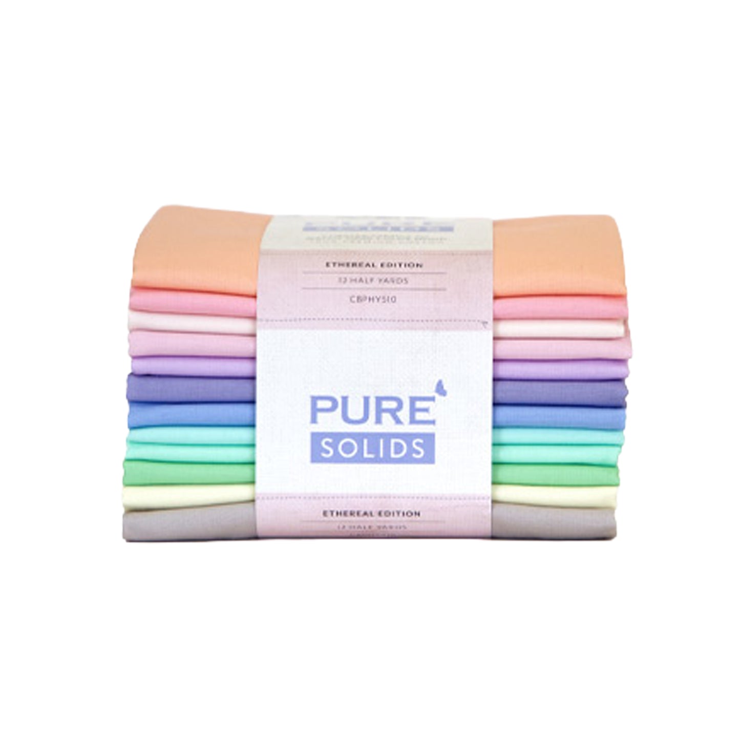 Ethereal - Pure Solids Half Yard Bundle of 12 pcs. - Art Gallery Fabrics