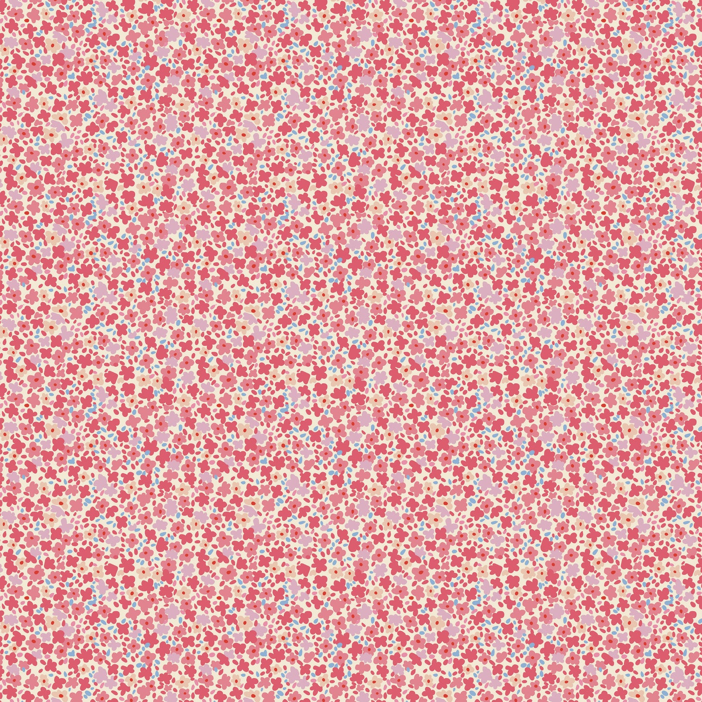 Ditsy in Bloom quilting fabric, part of the Petite Prints fabric collection by August Ellery (SKU: PWAE001.BLOOM)