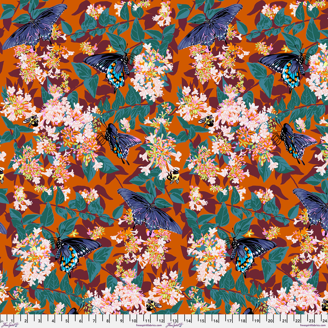 PREORDER - Our Fair Home - Neighborly in Rust - PWAH209.RUST - Half Yard