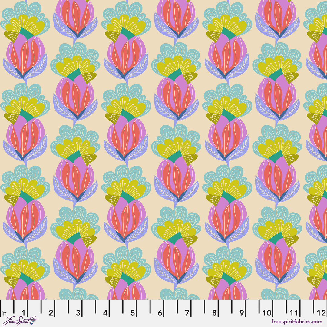 PREORDER - Our Fair Home - Peacock Small in Day - PWAH212.DAY - Half Yard
