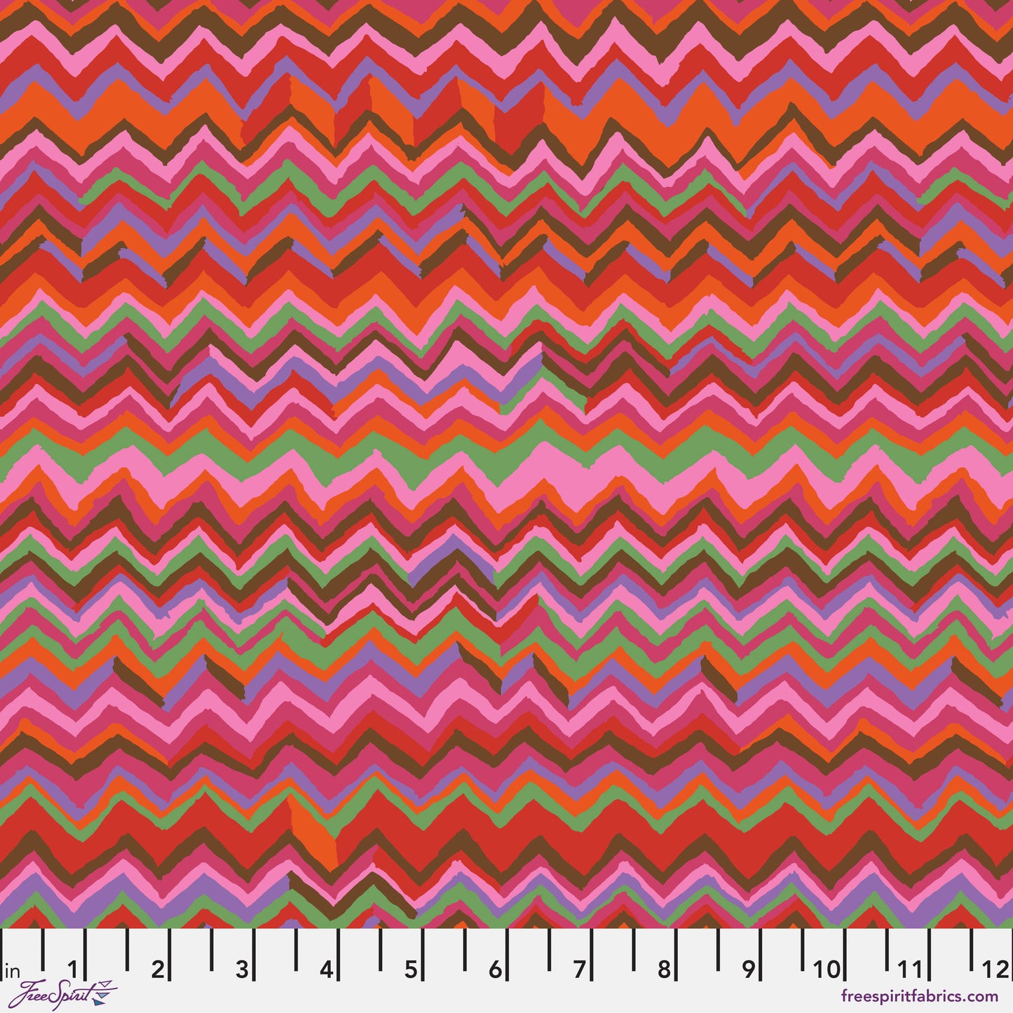 Zig Zag Warm - Kaffe Fassett for the Kaffe Fassett Classics Collective - Half Yard (Copy)