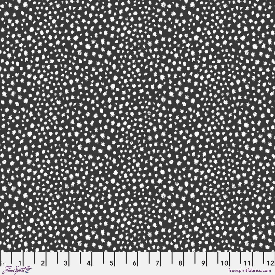 PREORDER - Winter Joy - Flurries in Charcoal - Cori Dantini - PWCD102.XCHARCOAL - Half Yard