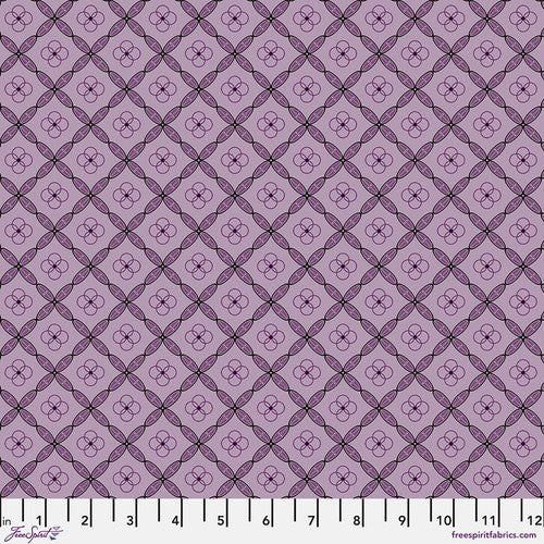 Tiles in Amethyst - Enrapture by Giucy Giuce - Half Yard Fabric (Preorder)