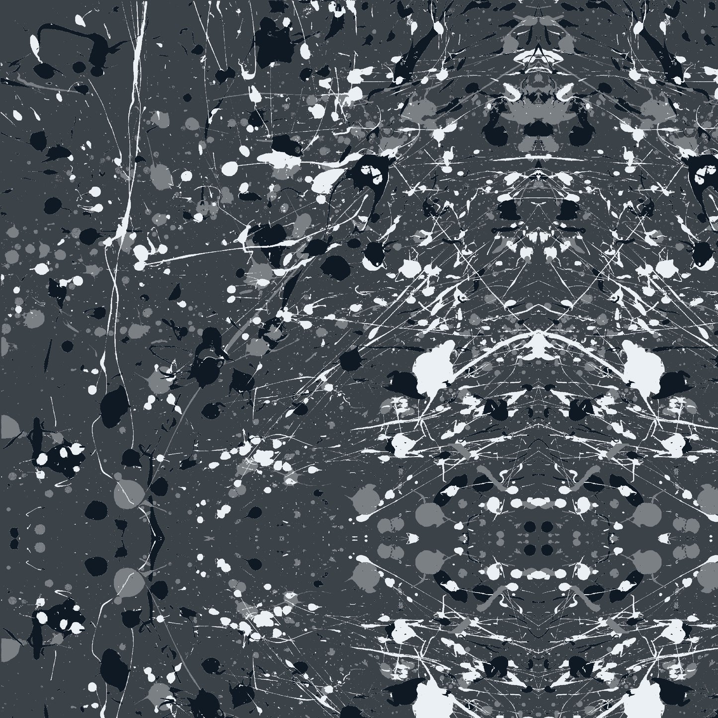 Rorschach in Storm quilting fabric, part of the Hue fabric collection by Giucy Giuce (SKU: PWGG016.STORM)