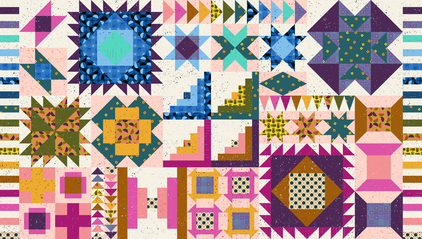Tchotchkes - Sampler in Particolored - Giucy Giuce - PWGG021.PARTICOLORED - Half Yard (Preorder)