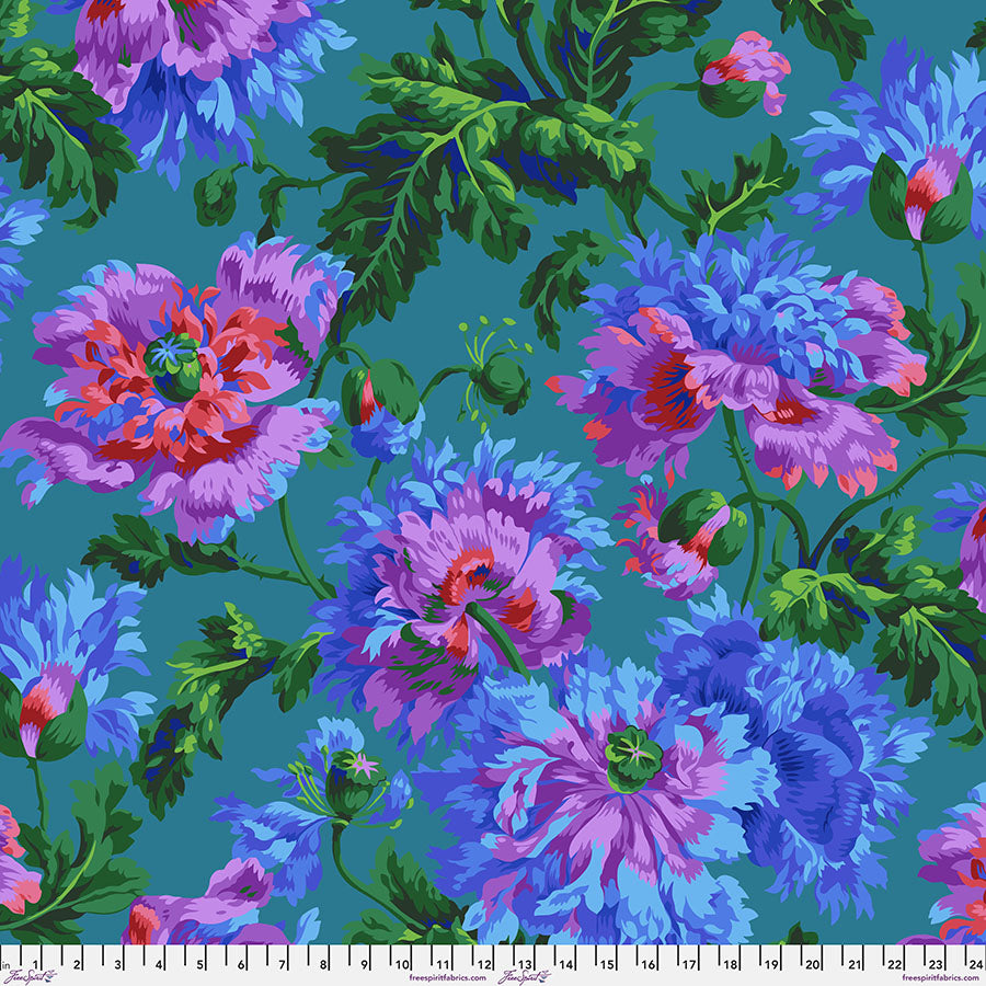 Garden Party in Blue - Kaffe Fassett for the Kaffe Fassett Collective