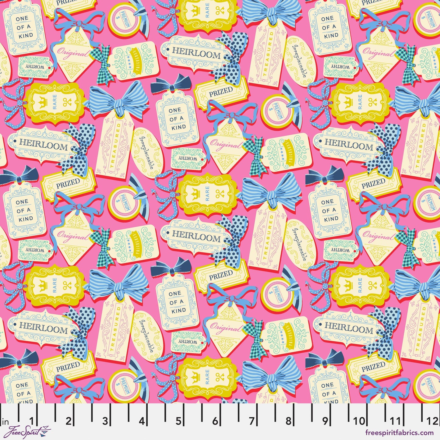 Priceless in Rose quilting fabric, part of the Market Days fabric collection by Stacy Peterson (SKU: PWST039.XROSE)