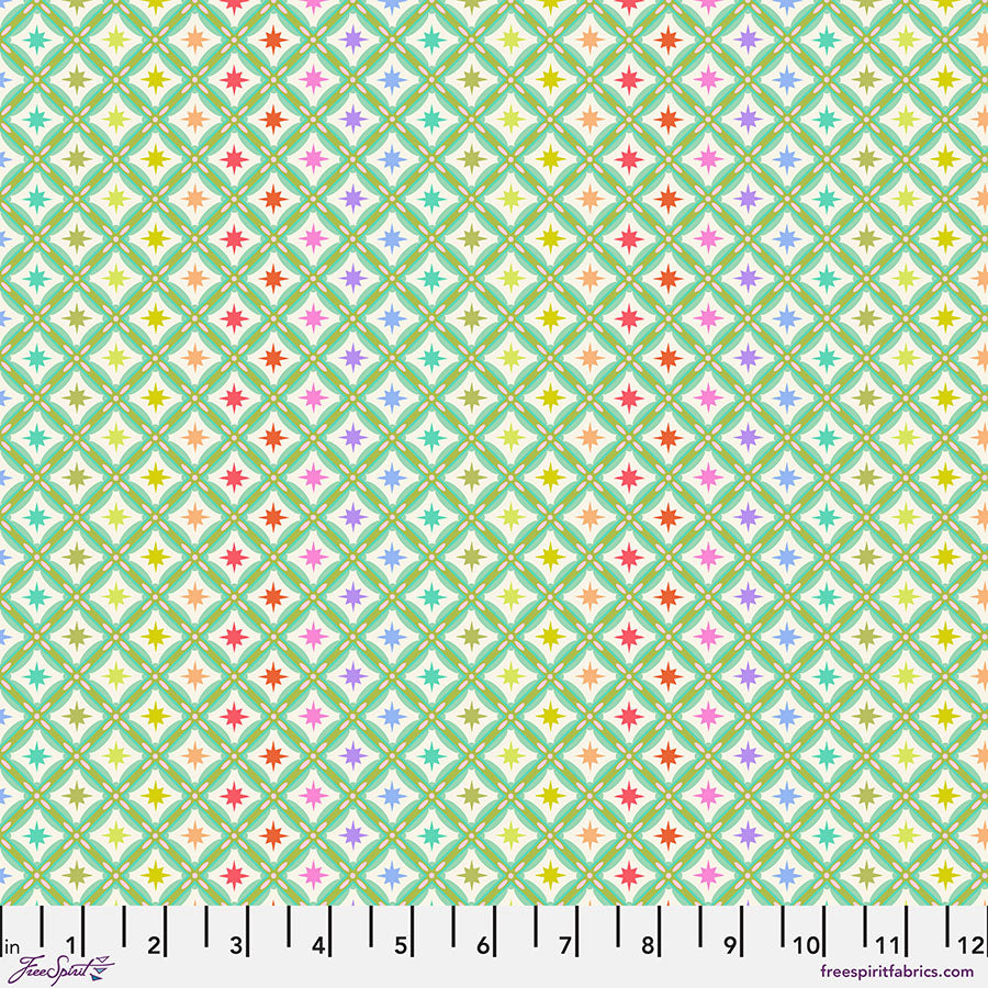 Roar! - Stargazer in Mint - PWTP228.MINT - Half Yard