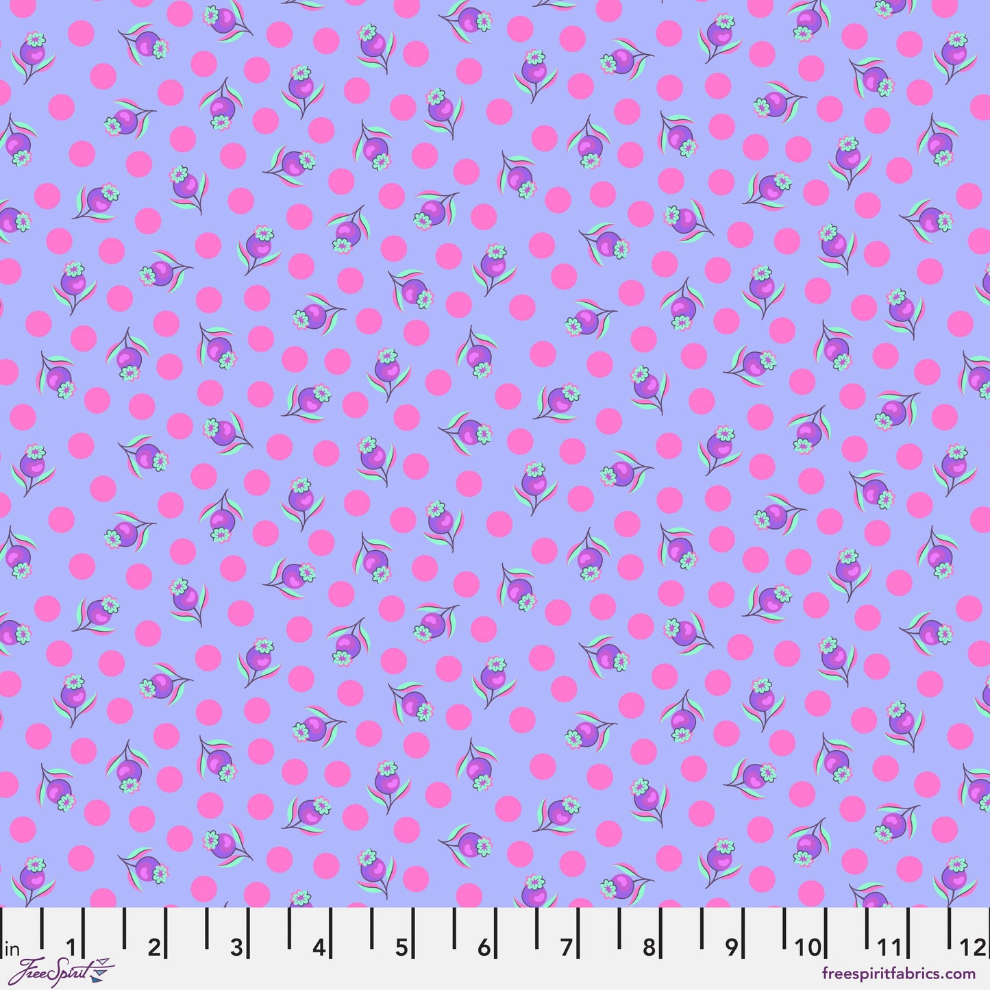 Untamed - Impending Bloom in Cosmic - Tula Pink - PWTP239.COSMIC - Half Yard